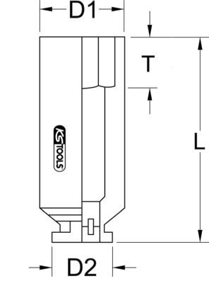 KS TOOLS Торцевая головка 515.1113